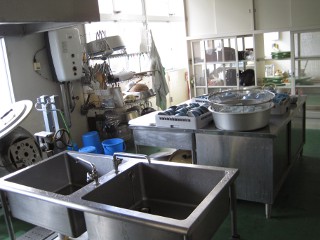 手島自然教育センター調理室